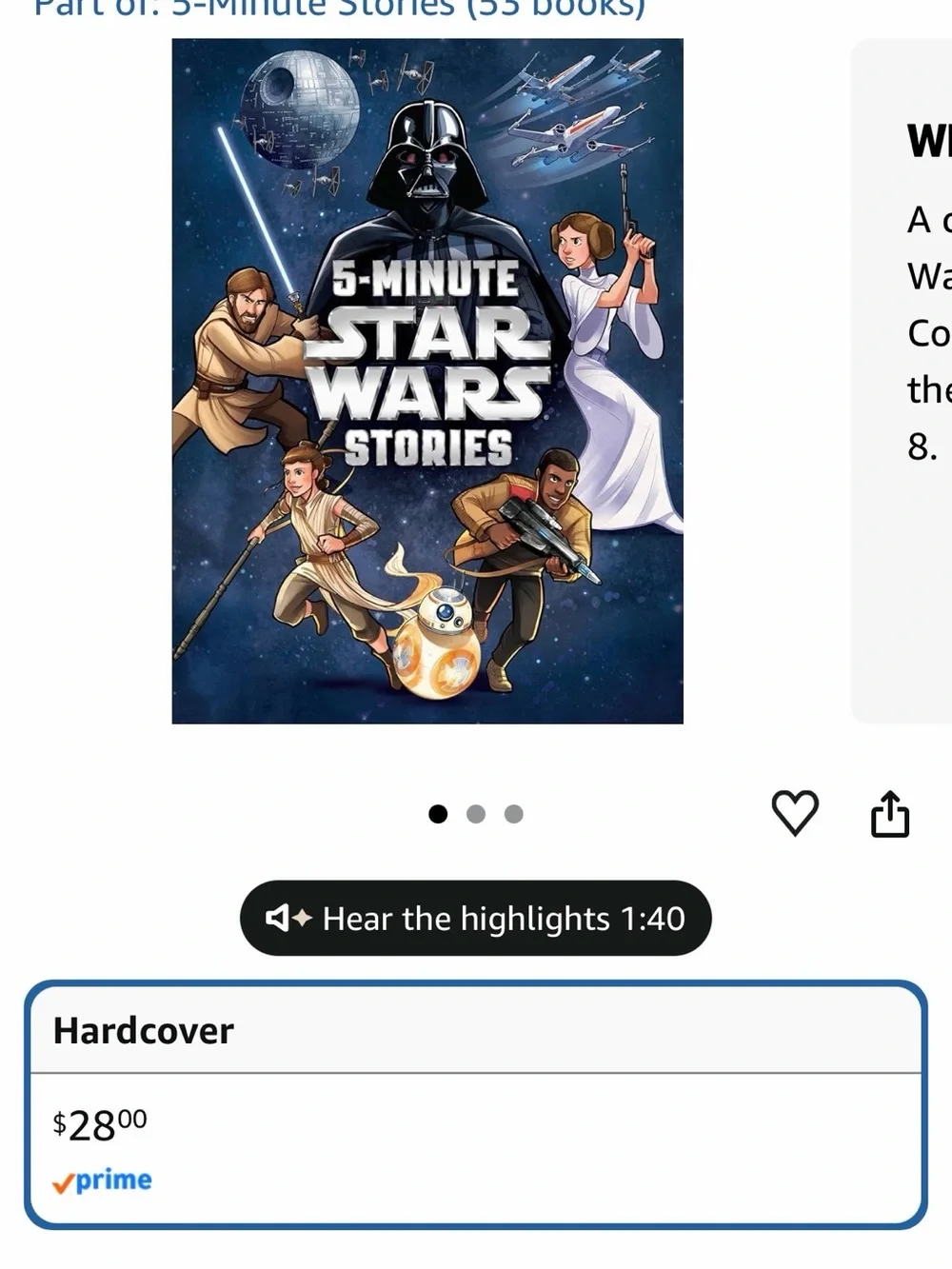 Kids Blue Star Wars Character Slip-On Socks with Five minute Star Wars stories